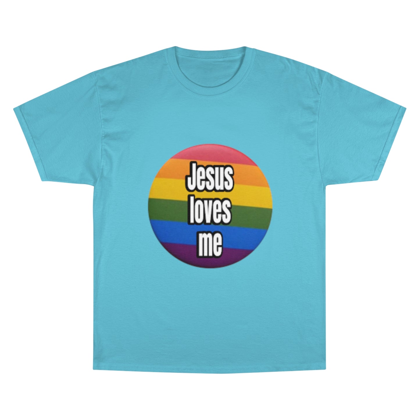 Love your neighbor. Even if they are queer punks Champion T-Shirt