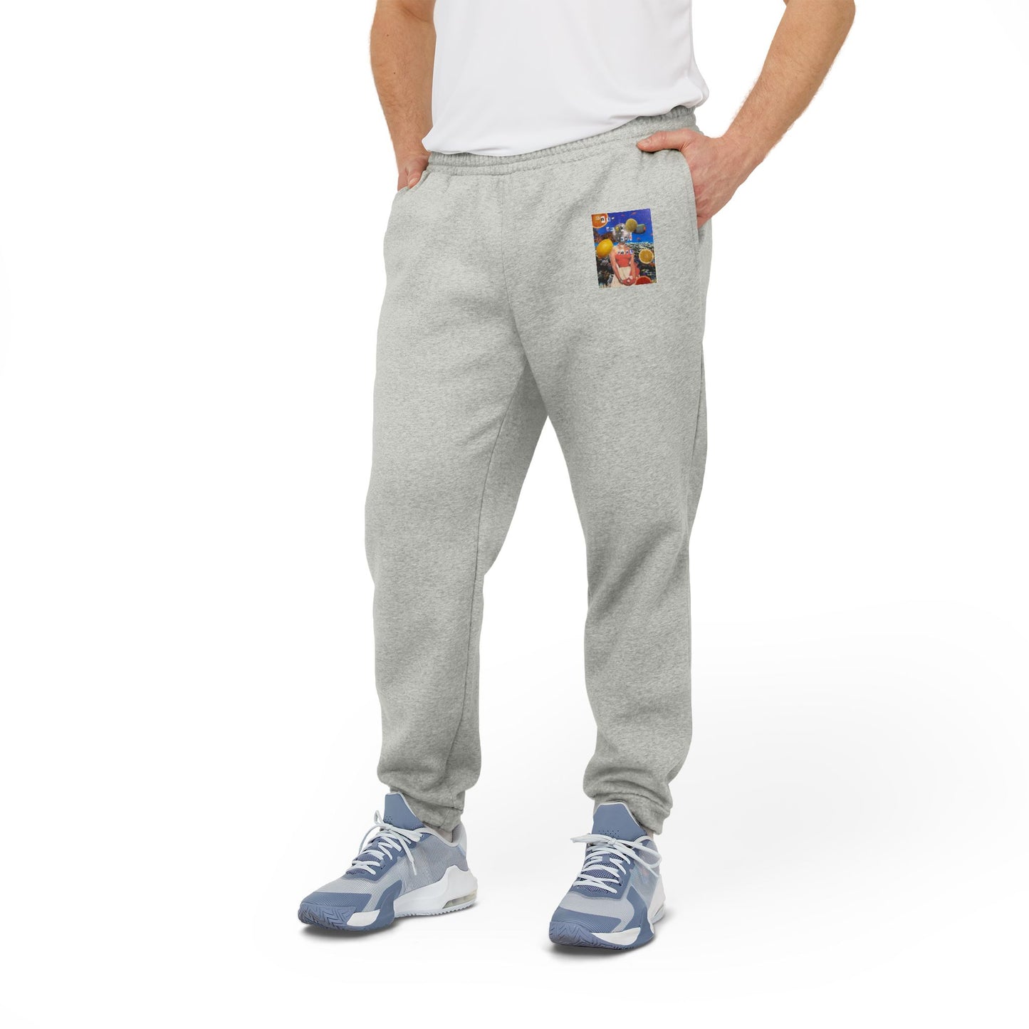 New York isn't real Adidas Unisex Fleece Joggers