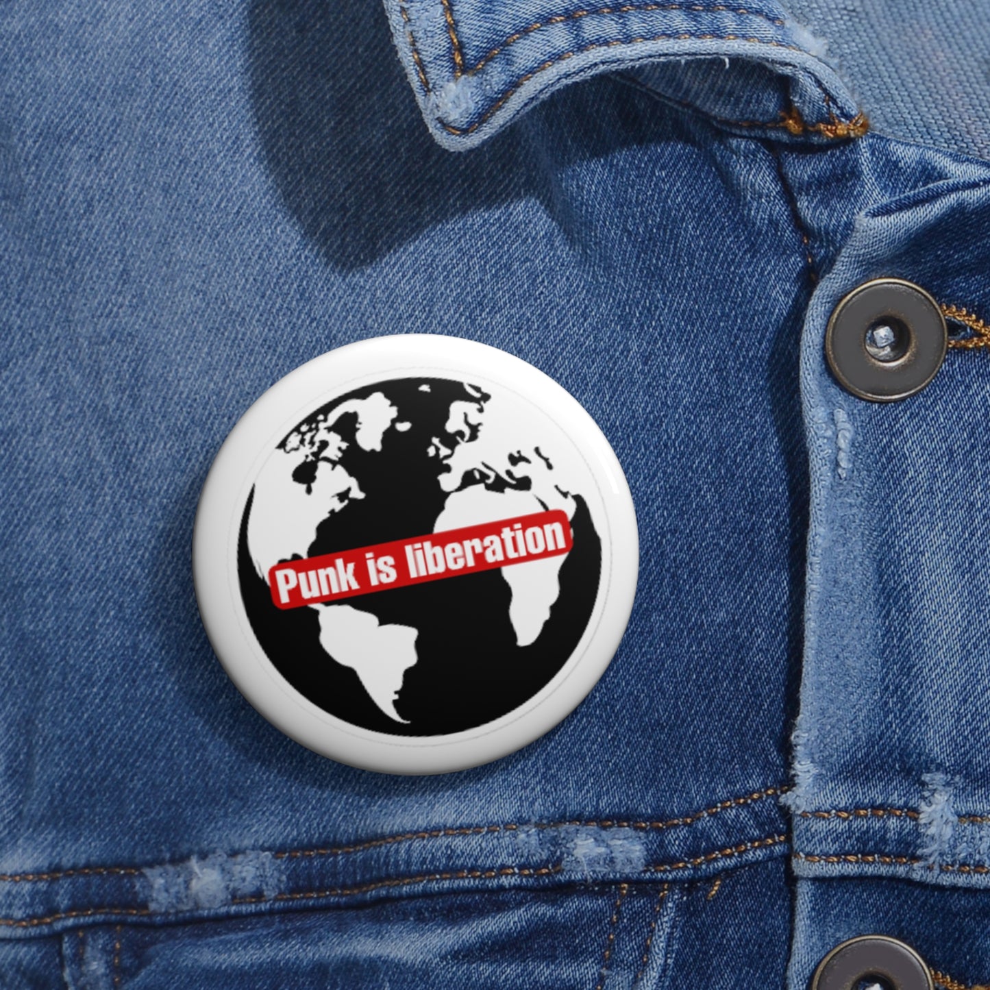 Punk is Liberation Pin Buttons