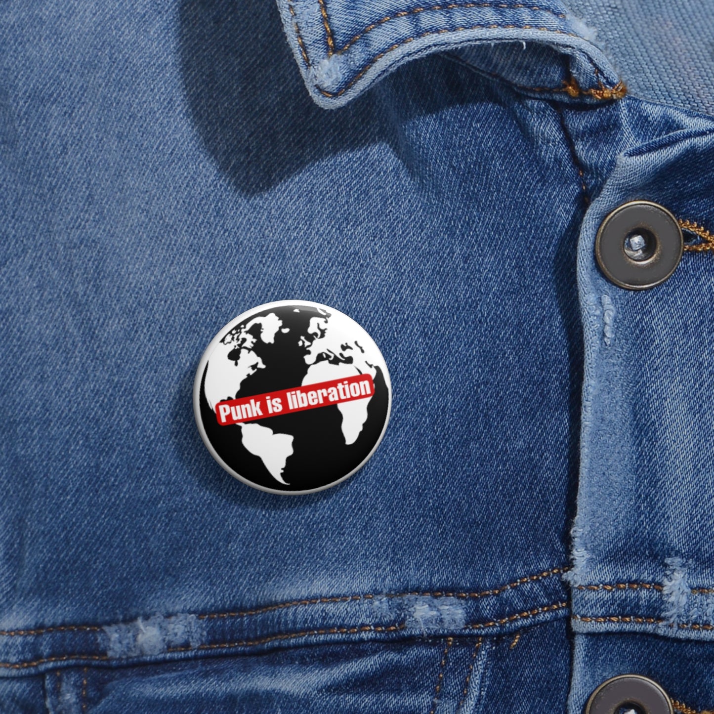 Punk is Liberation Pin Buttons