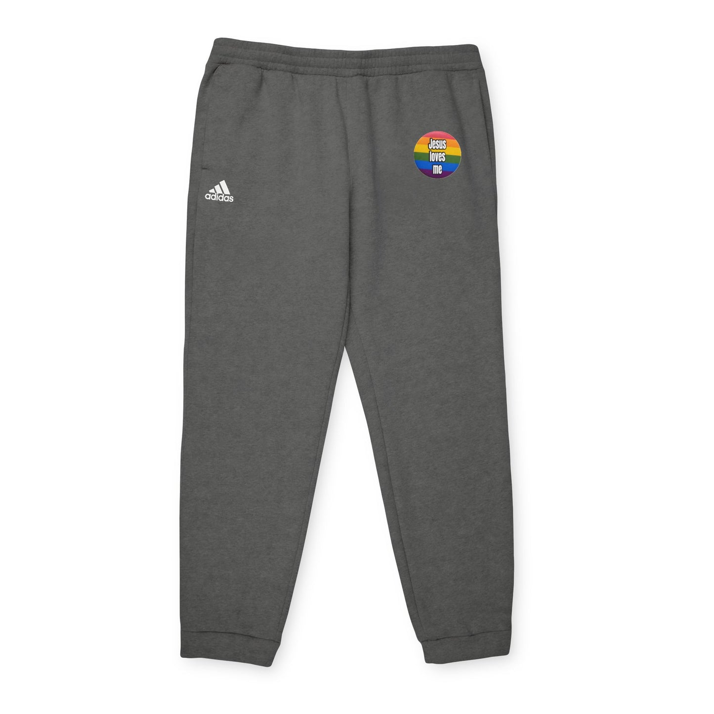 Love your neighbor. Even if they are queer punks Adidas Unisex Fleece Joggers