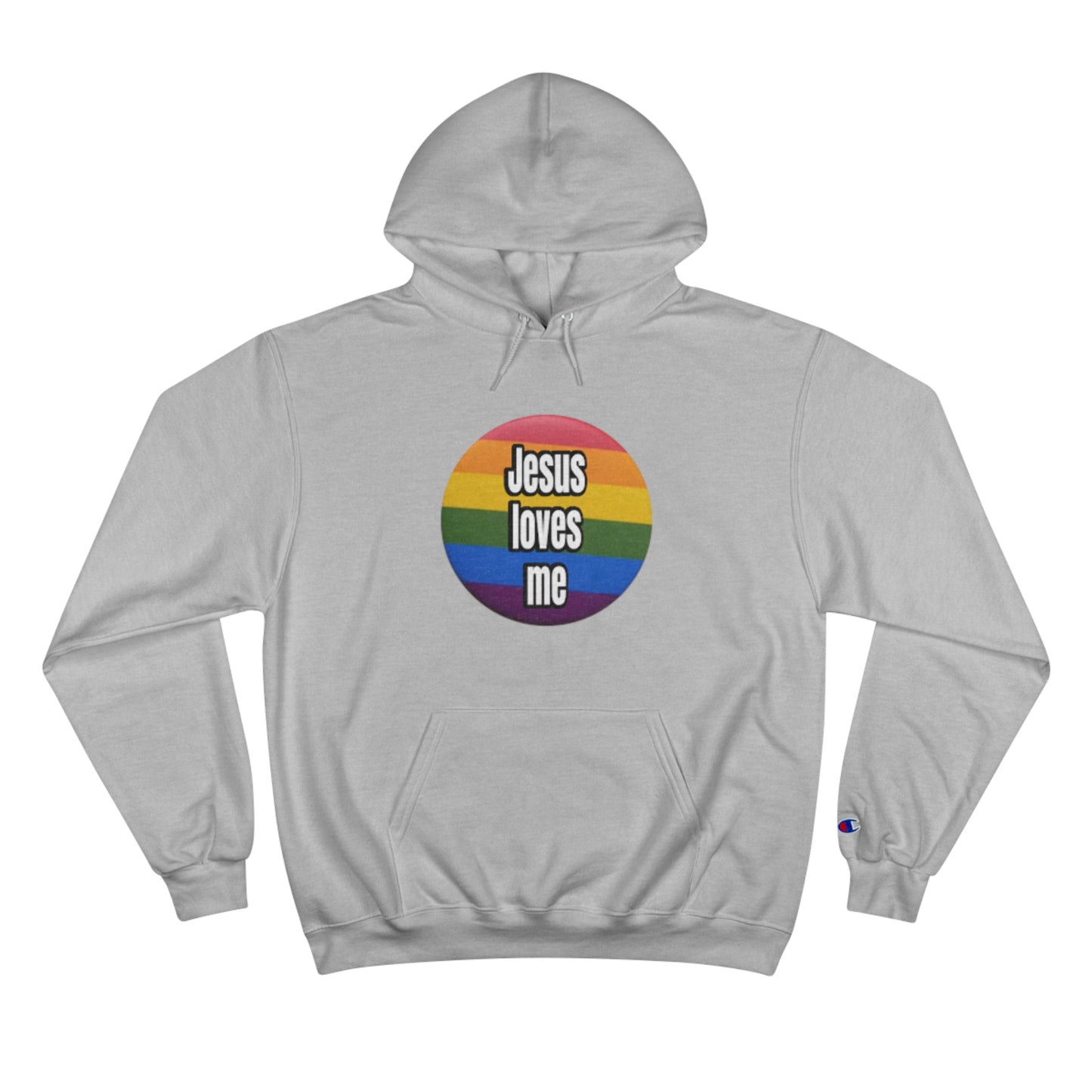 Love your neighbor. Even if they are queer punks Champion Hoodie