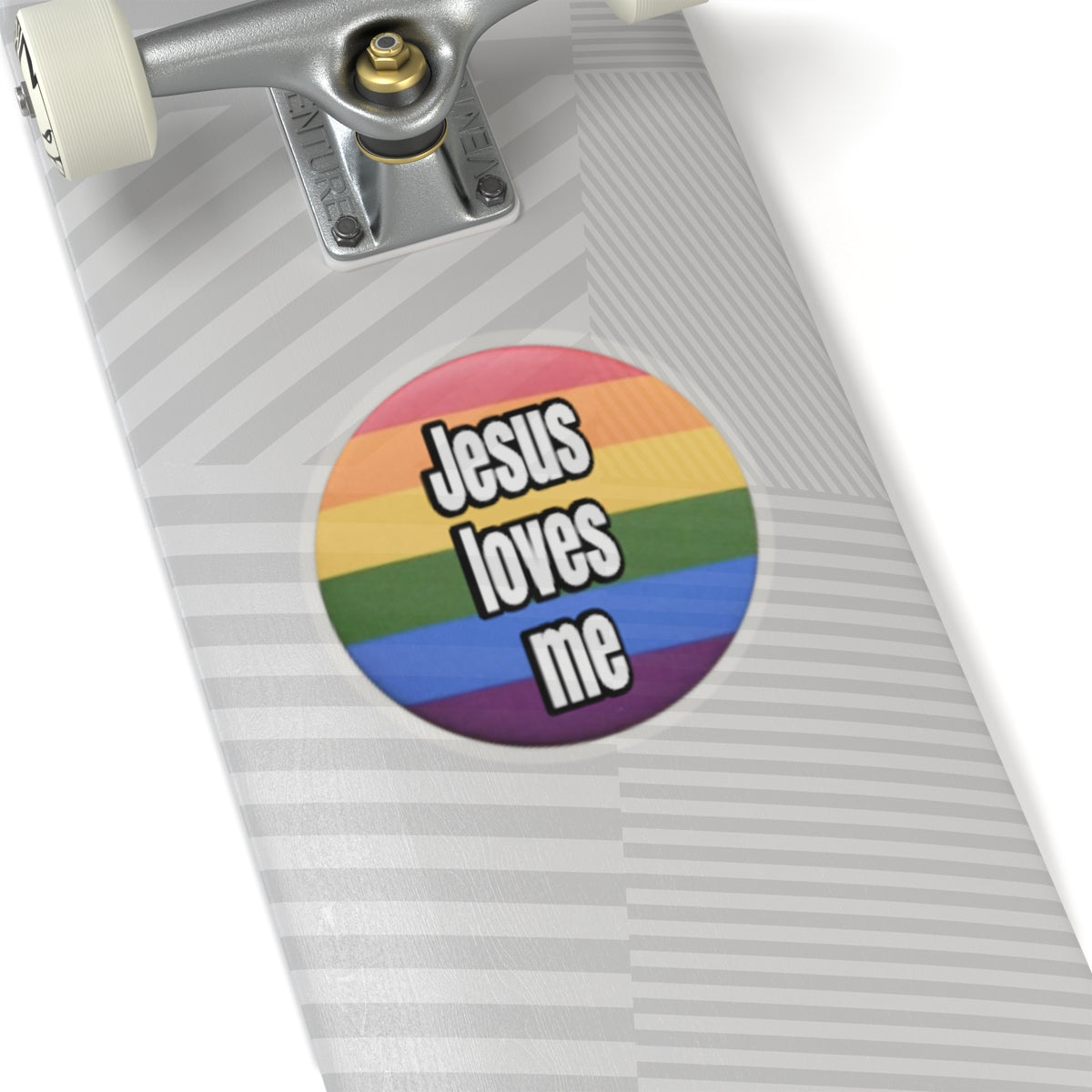 Love your neighbor. Even if they are queer punks Stickers