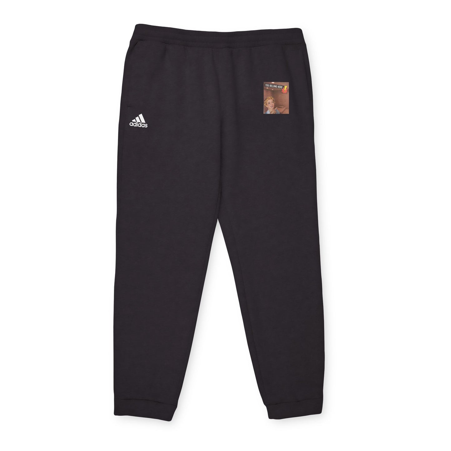 You belong here! Adidas Unisex Fleece Joggers