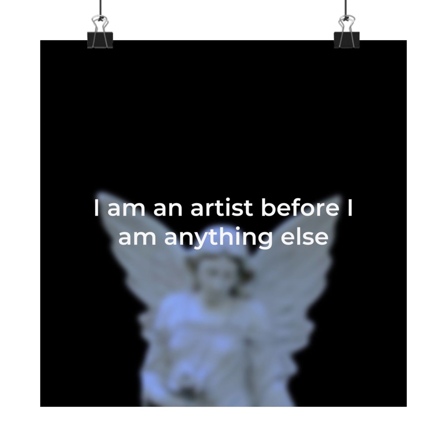 I am an Artist Poster